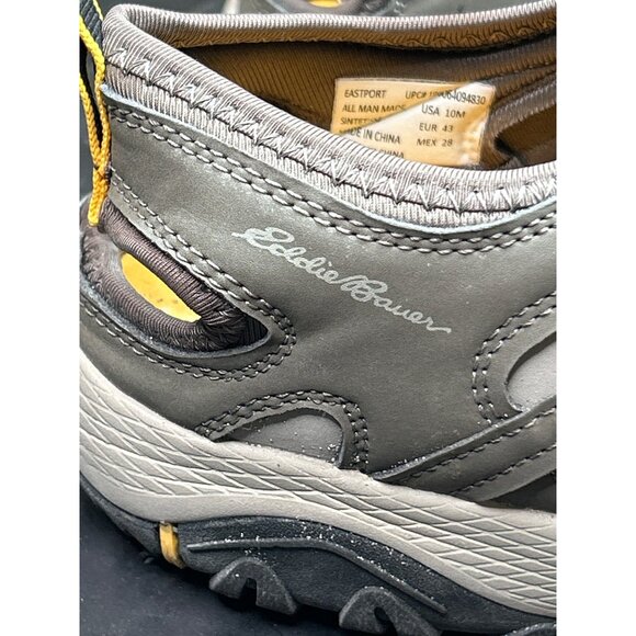 Eddie Bauer Eastport Mens Outdoor Sandals Size 10M Gray/Yellow - Picture 3 of 8